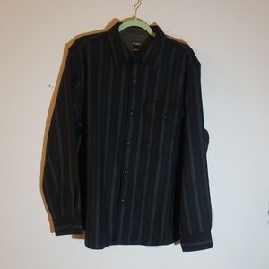 Todd Snyder Black and Brown Patterned Shirt